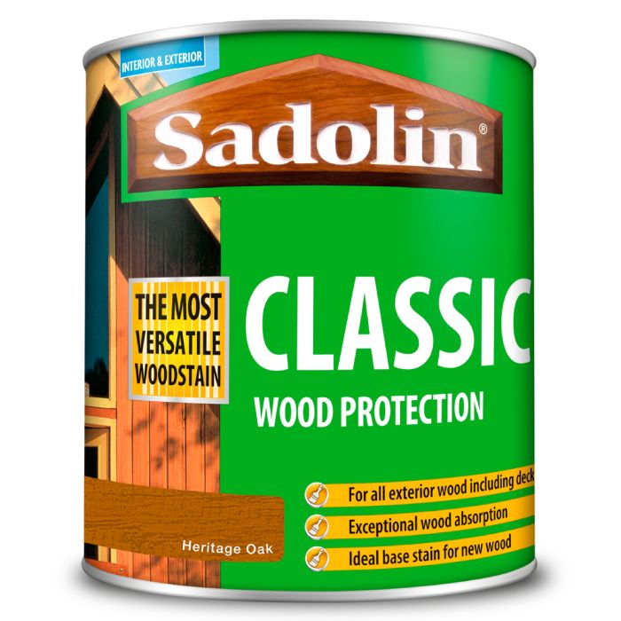 Sadolin Classic All Purpose Woodstain Heritage Oak