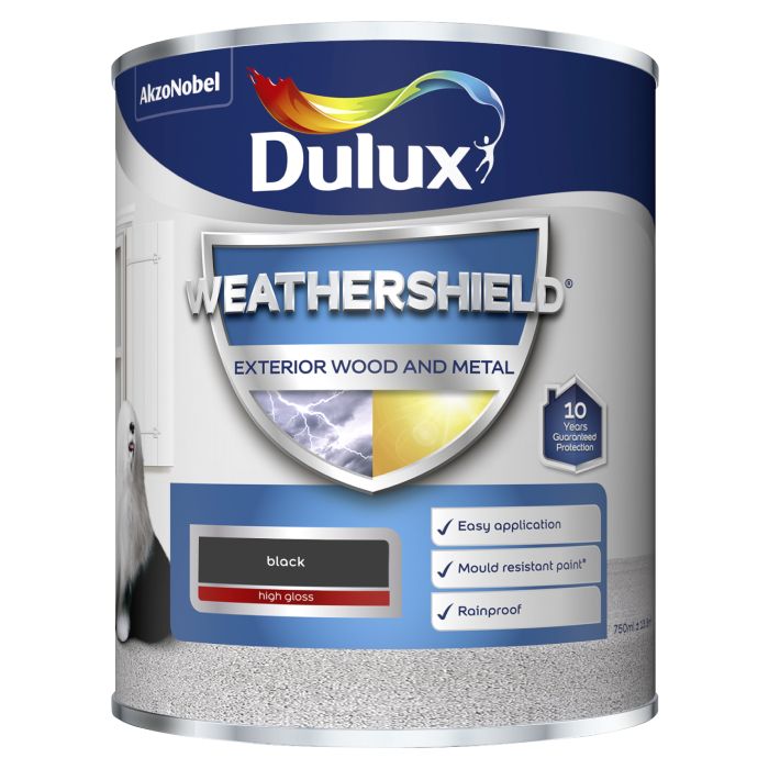 Dulux Weathershield Gloss Black
