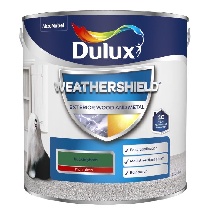 Dulux Weathershield Gloss Buckingham 2.5 Litre