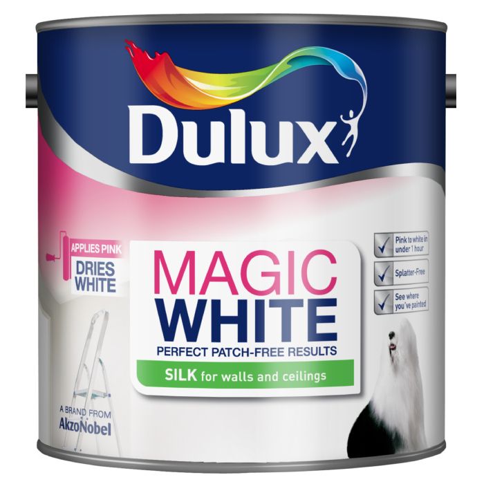 Dulux Magic White Silk Pure Brilliant White
