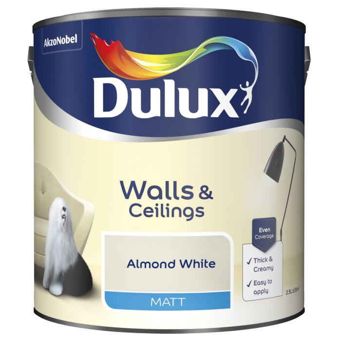 Dulux Matt Almond White
