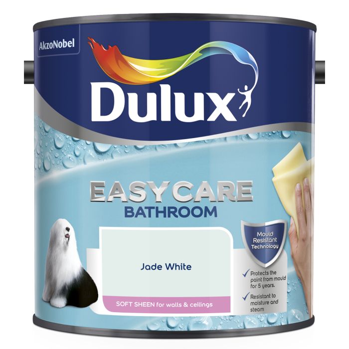 Dulux Easycare Bathroom Soft Sheen Jade White
