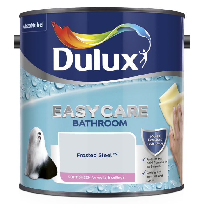 Dulux Easycare Bathroom Soft Sheen Frosted Steel
