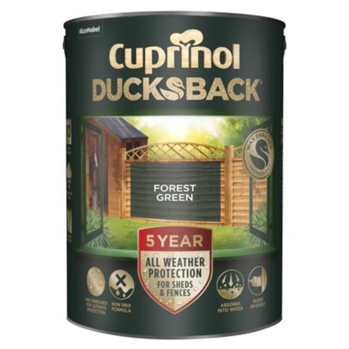 Cuprinol CX 5 Year Ducksback Forest Green 5 Litre