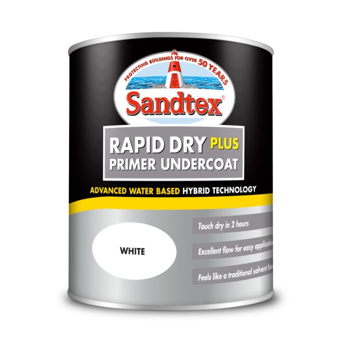 Sandtex Rapid Dry Plus Primer Undercoat - White
