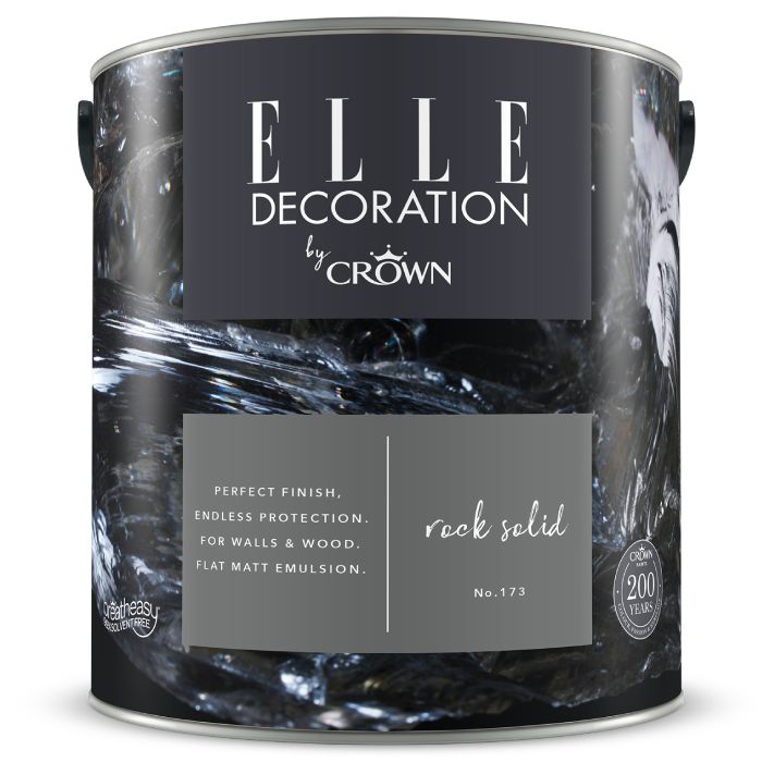 Crown Elle Decoration Flat Matt Rock Solid
