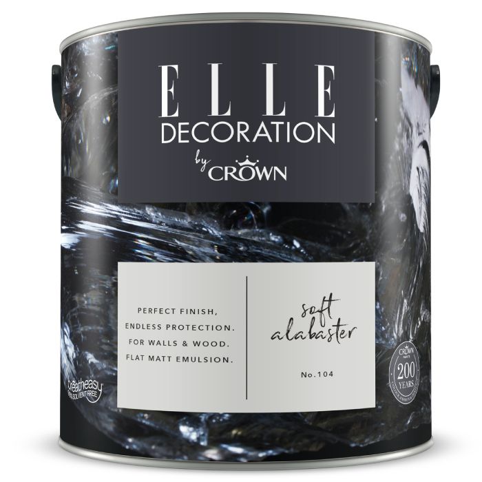 Crown Elle Decoration Flat Matt Soft Alabaster
