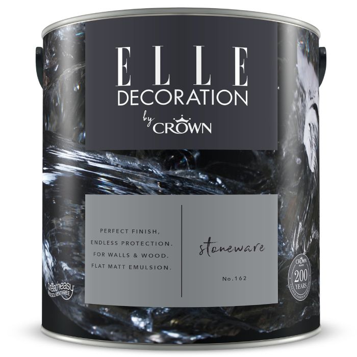 Crown Elle Decoration Flat Matt Stoneware
