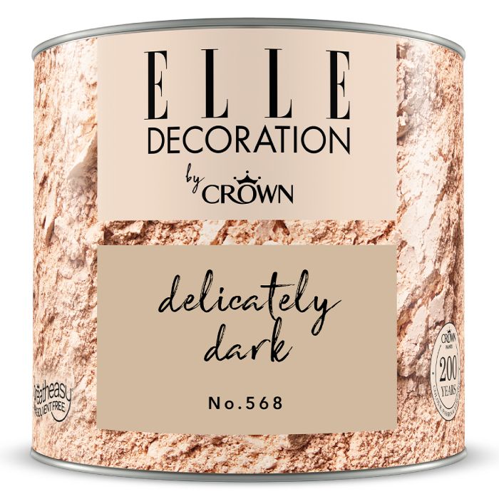 Crown Elle Decoration Flat Matt Delicately Dark