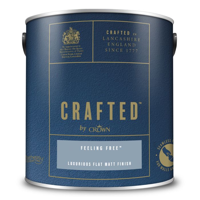 Crown Crafted Luxurious Flat Matt Finish Feeling Free 2.5 Litre