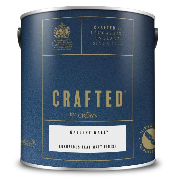 Crown Crafted Luxurious Flat Matt Finish Gallery Wall 2.5 Litre