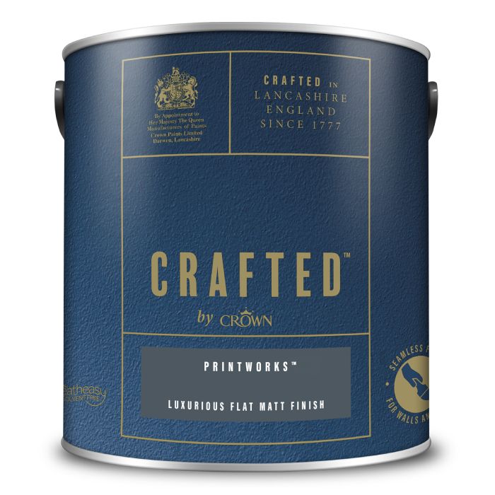 Crown Crafted Luxurious Flat Matt Finish Printworks 2.5 Litre