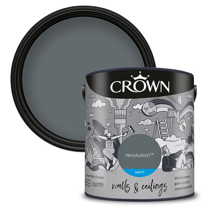 Crown Walls & Ceilings Matt Emulsion - Revolution
