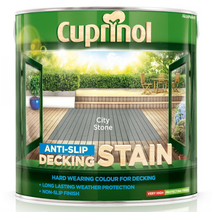 Cuprinol CX Anti-Slip Deck/Stain City Stone 2.5 Litre