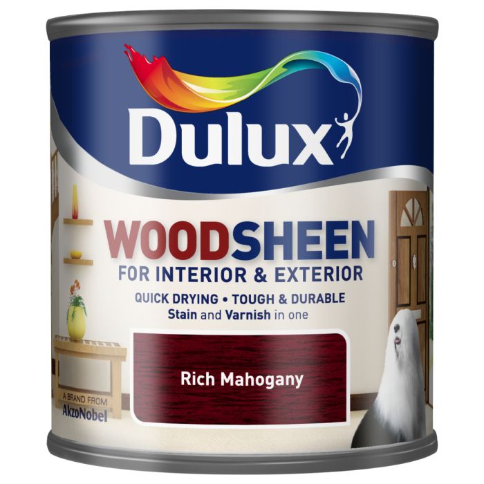 Dulux Interior/Exterior Water Based Woodsheen Rich Mahogany
