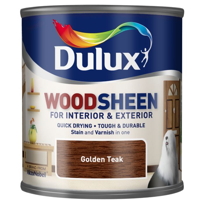 Dulux Interior/Exterior Water Based Woodsheen Golden Teak
