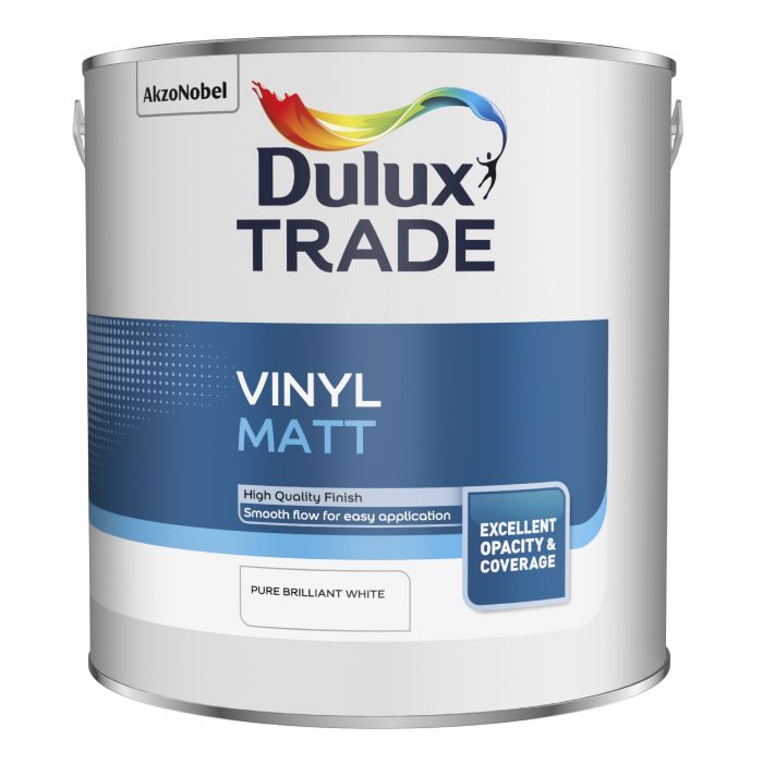 Dulux Trade Vinyl Matt Pure Brilliant White