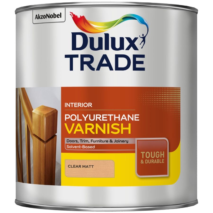 Dulux Trade Matt Varnish Clear 2.5 Litre