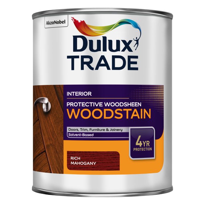 Dulux Trade Protective Woodsheen Woodstain Rich Mahogany
