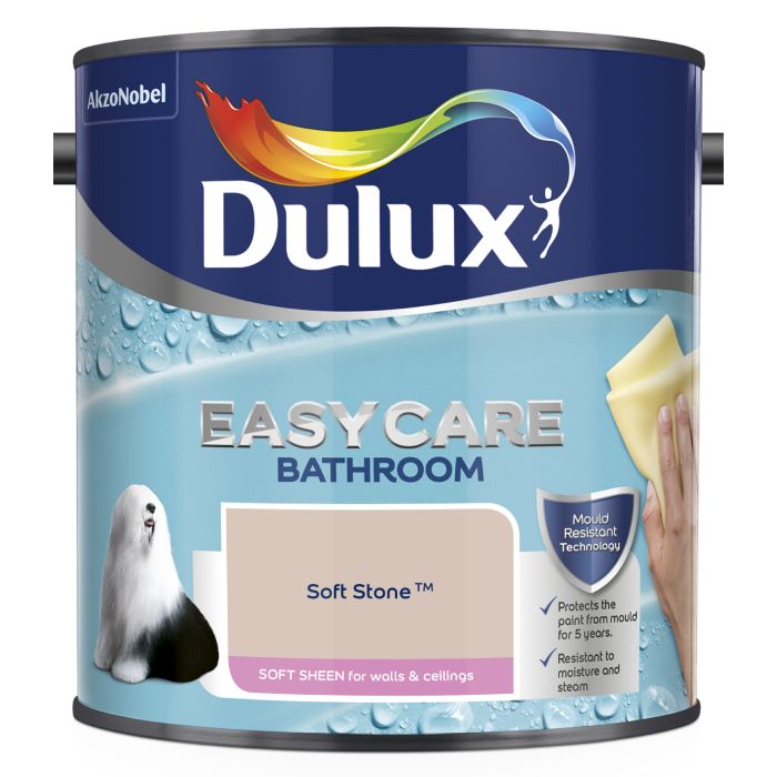 Dulux Easycare Bathroom Soft Sheen Soft Stone
