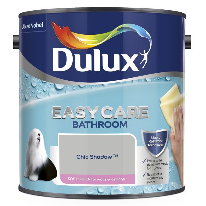 Dulux Easycare Bathroom Soft Sheen Chic Shadow
