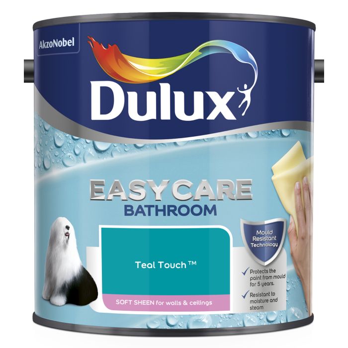 Dulux Easycare Bathroom Soft Sheen Teal Touch
