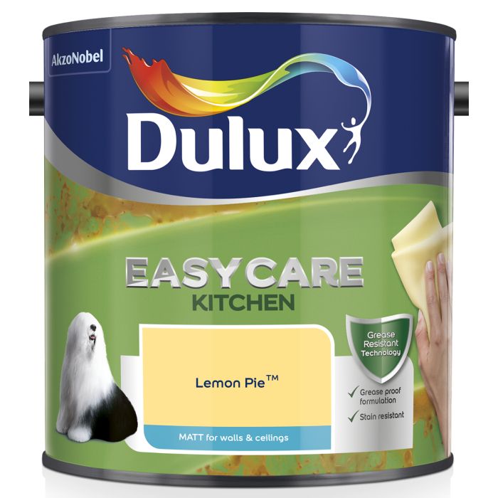 Dulux Easycare Kitchen Matt Lemon Pie
