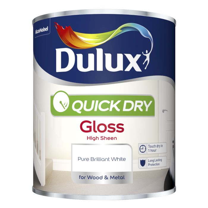 Dulux Quick Dry Gloss Pure Brilliant White
