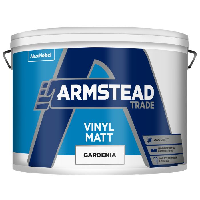 Armstead Trade Vinyl Matt Gardenia 10 Litre