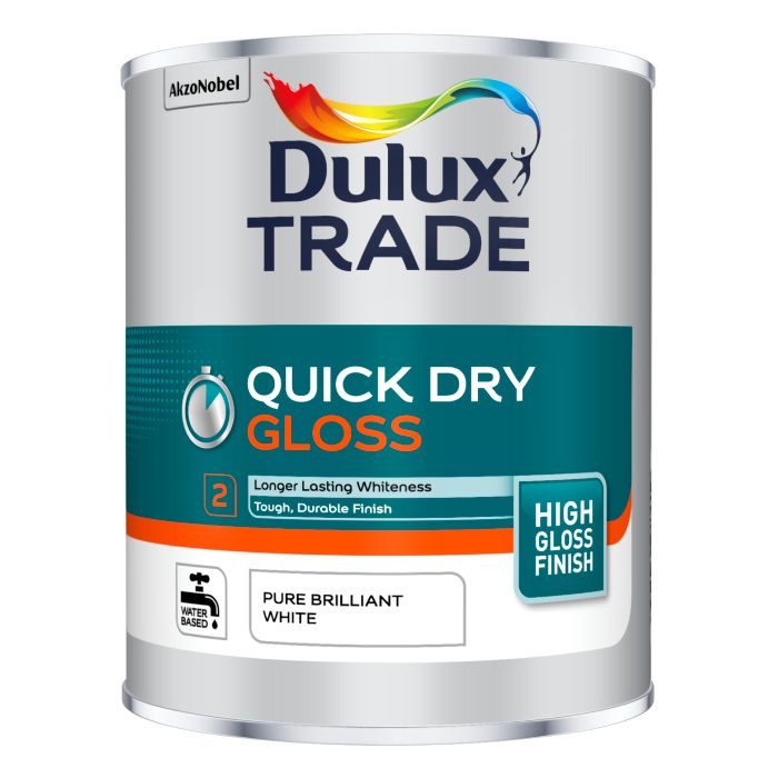 Dulux Trade Quick Dry Gloss Pure Brilliant White
