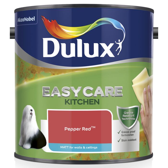 Dulux Easycare Kitchen Matt Pepper Red
