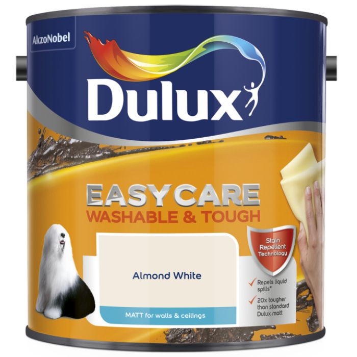 Dulux Easycare Washable & Tough Matt Almond White
