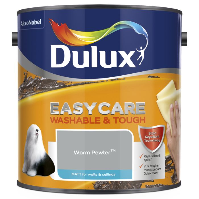 Dulux Easycare Washable & Tough Matt Warm Pewter
