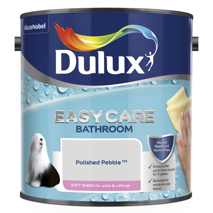 Dulux Easycare Bathroom Soft Sheen Polished Pebble
