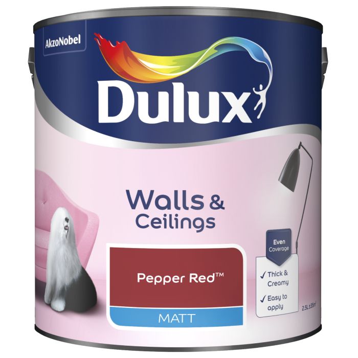 Dulux Matt Pepper Red