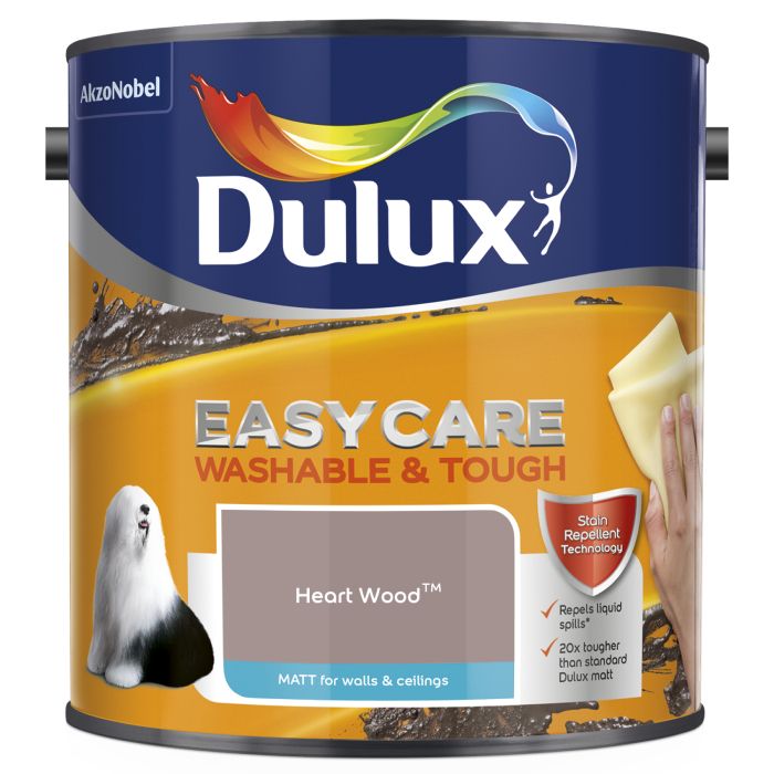 Dulux Easycare Washable & Tough Matt Heart Wood
