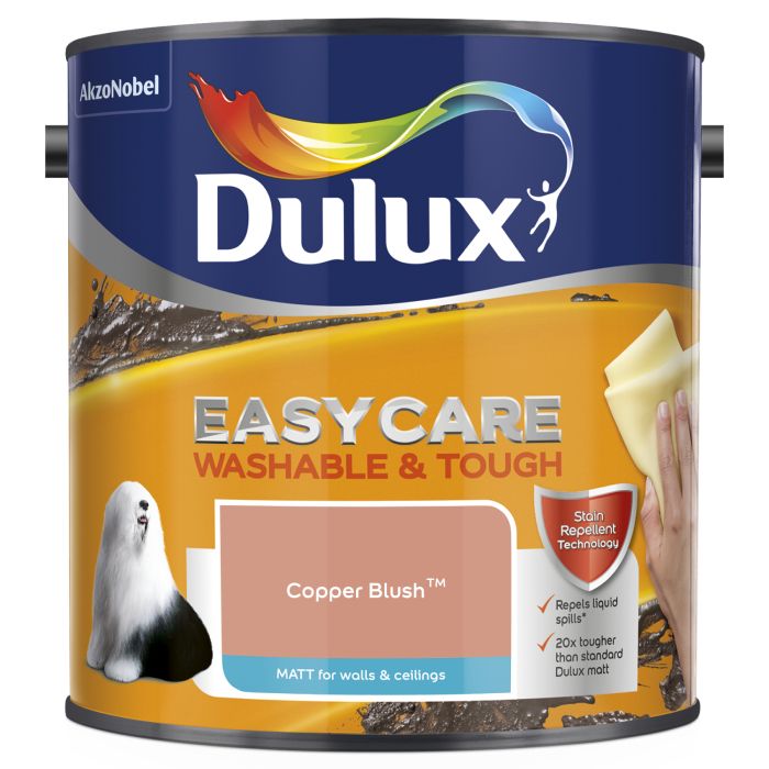 Dulux Easycare Washable & Tough Matt Copper Blush
