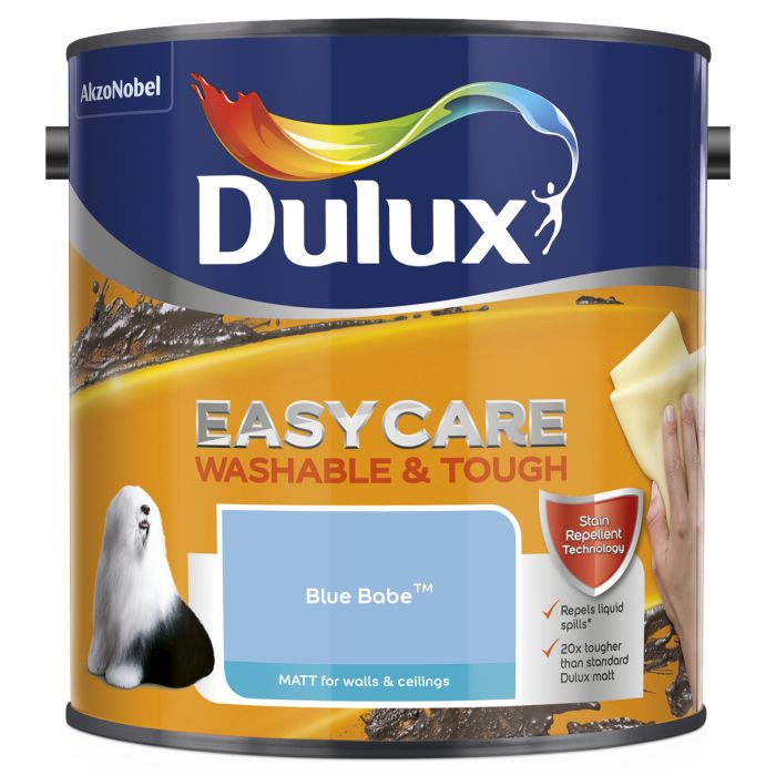 Dulux Easycare Washable & Tough Matt Blue Babe
