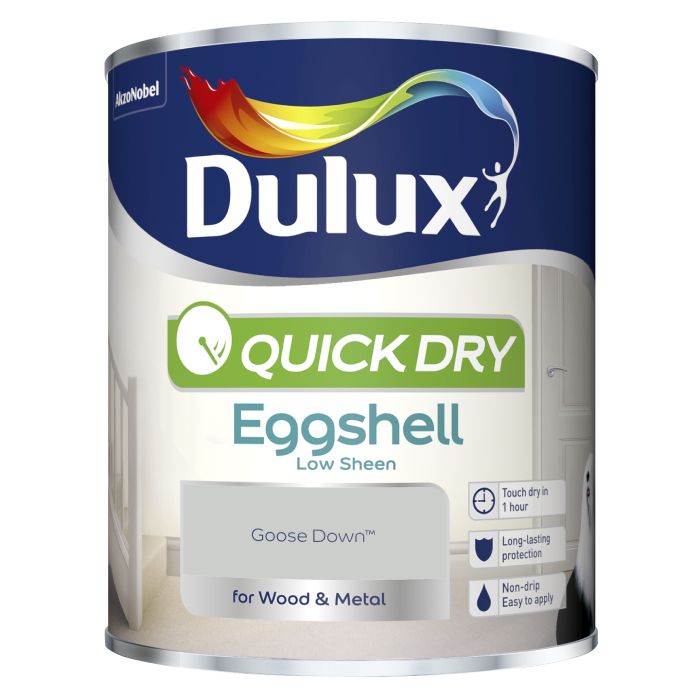 Dulux Quick Dry Eggshell Goose Down 750 ml