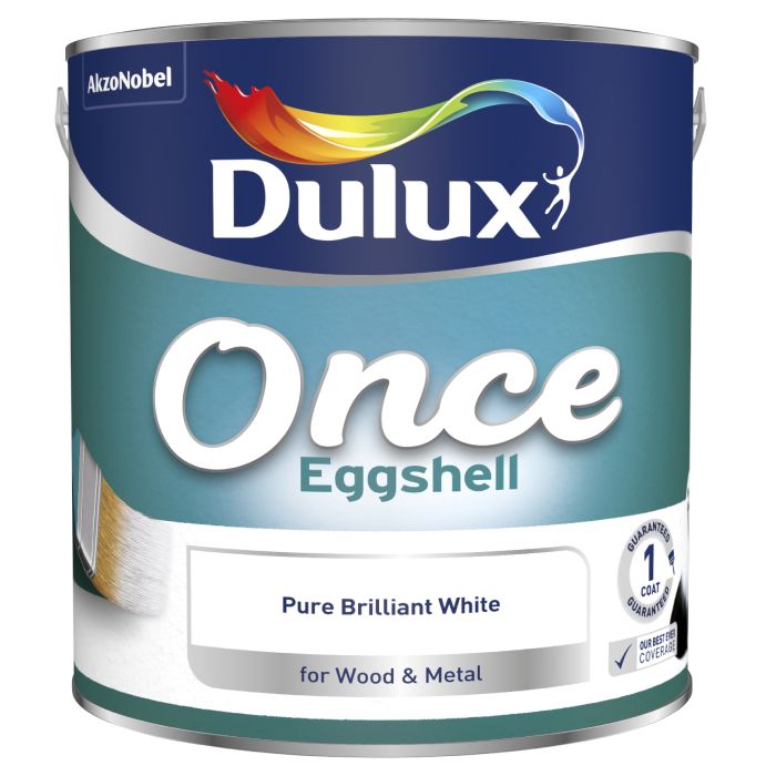 Dulux Once Eggshell Pure Brilliant White
