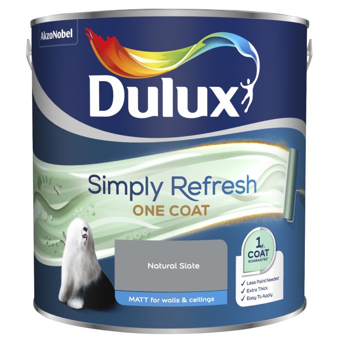 Dulux One Coat Matt Natural Slate
