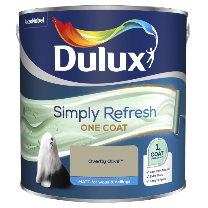 Dulux One Coat Matt Overtly Olive
