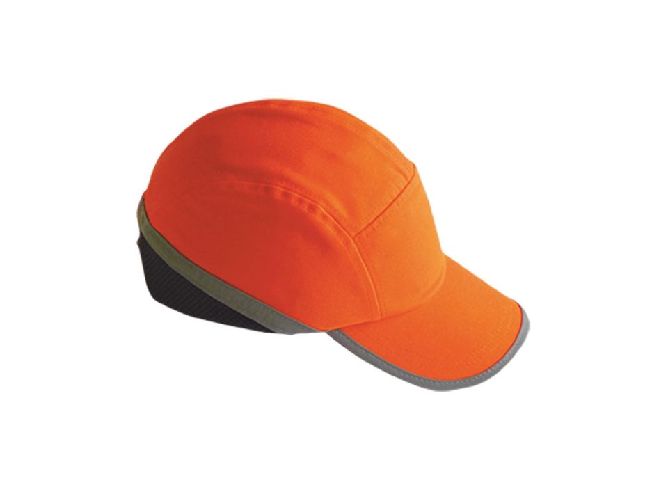 Baseball Bump Cap Hi Viz Orange