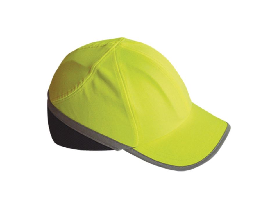 Baseball Bump Cap Hi Viz Yellow