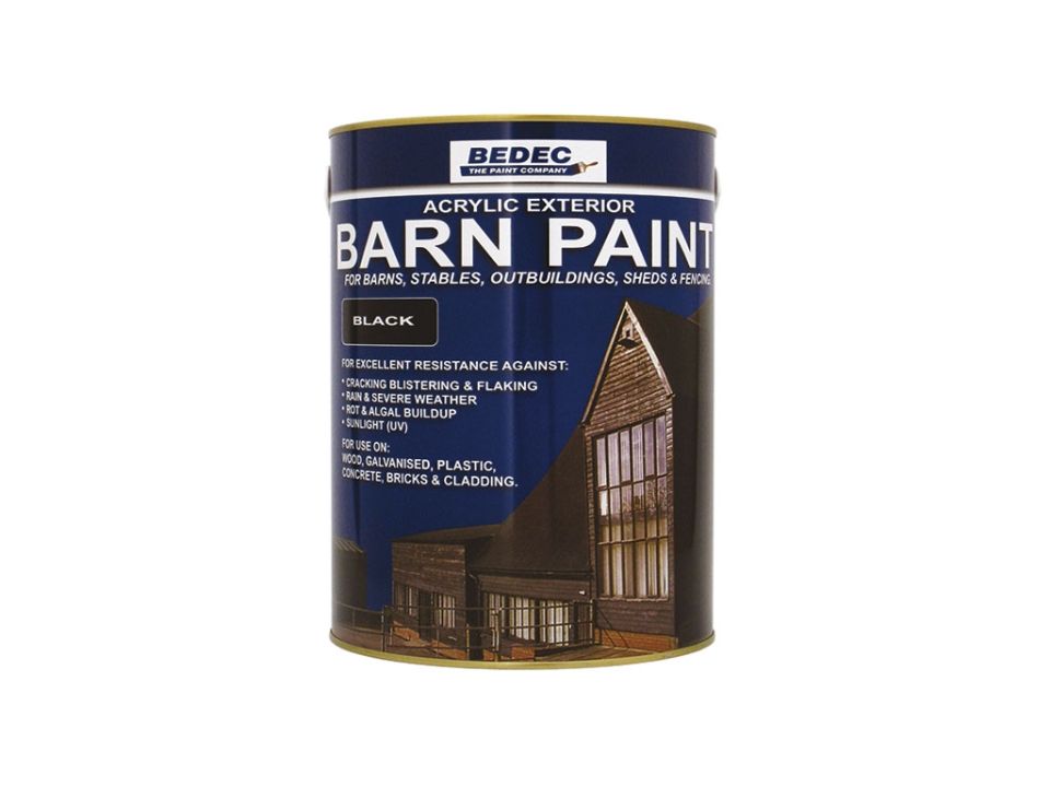 Bedec Barn Paint Matt White 5Ltr