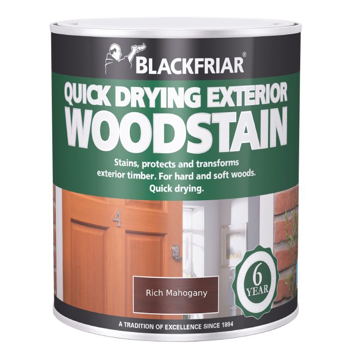 Blackfriar Quick Drying Exterior Woodstain Rich Mahogany