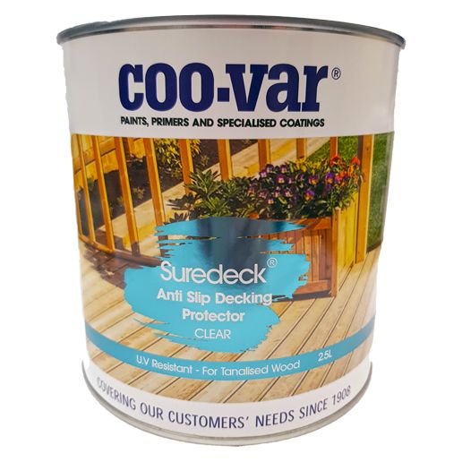 Coo-Var Suredeck Anti Slip Decking Protector - Clear - 1 Litre