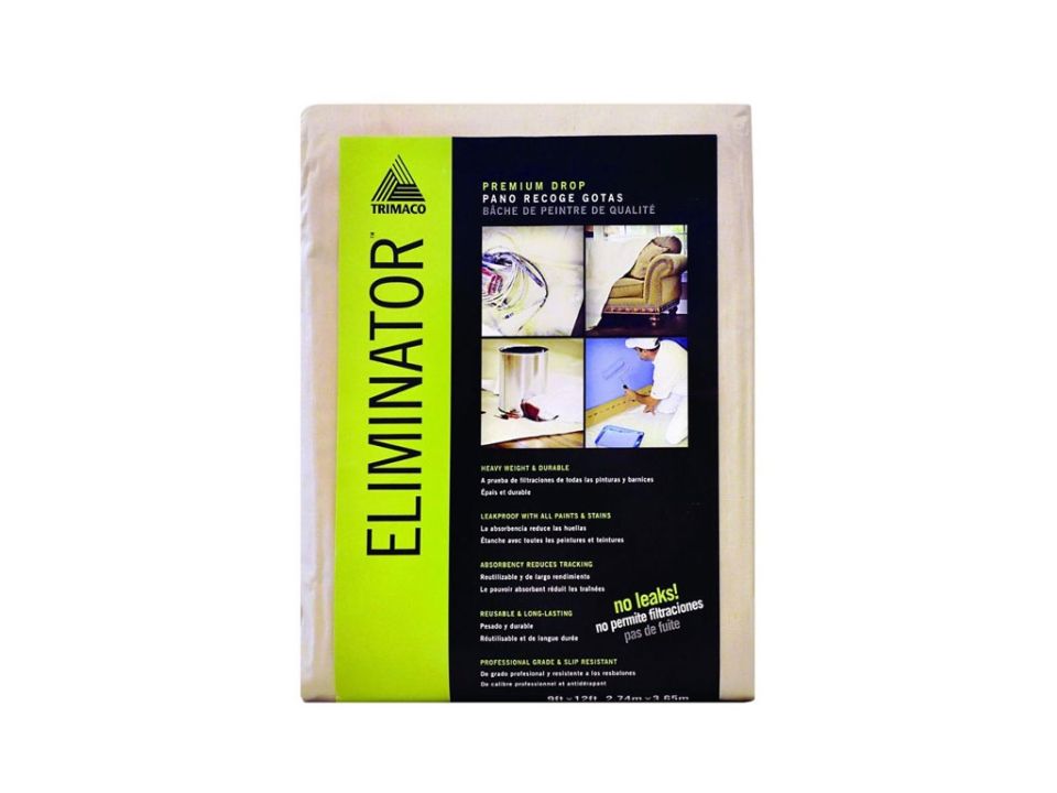 Trimaco Eliminator Dropcloth 12Ft x 9Ft