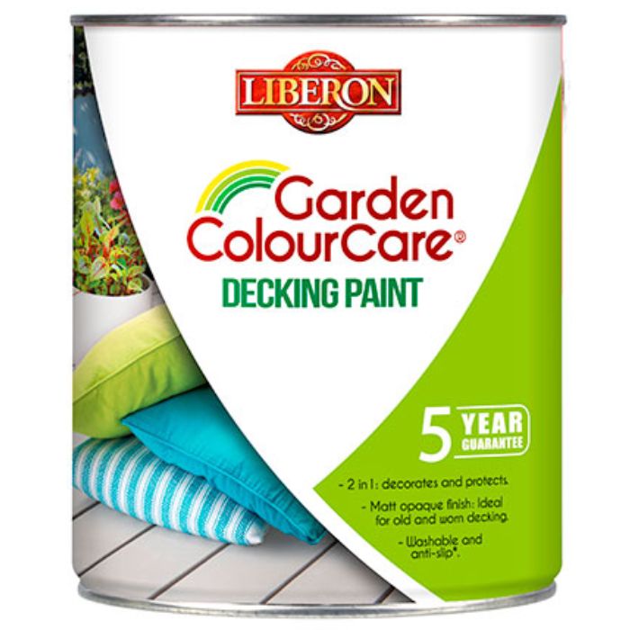 Liberon Decking Paint Gun Metal 2.5 Litre