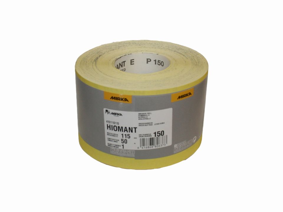 Hiomant Abrasive Paper Roll 150 Grit Ex. Fine 50M